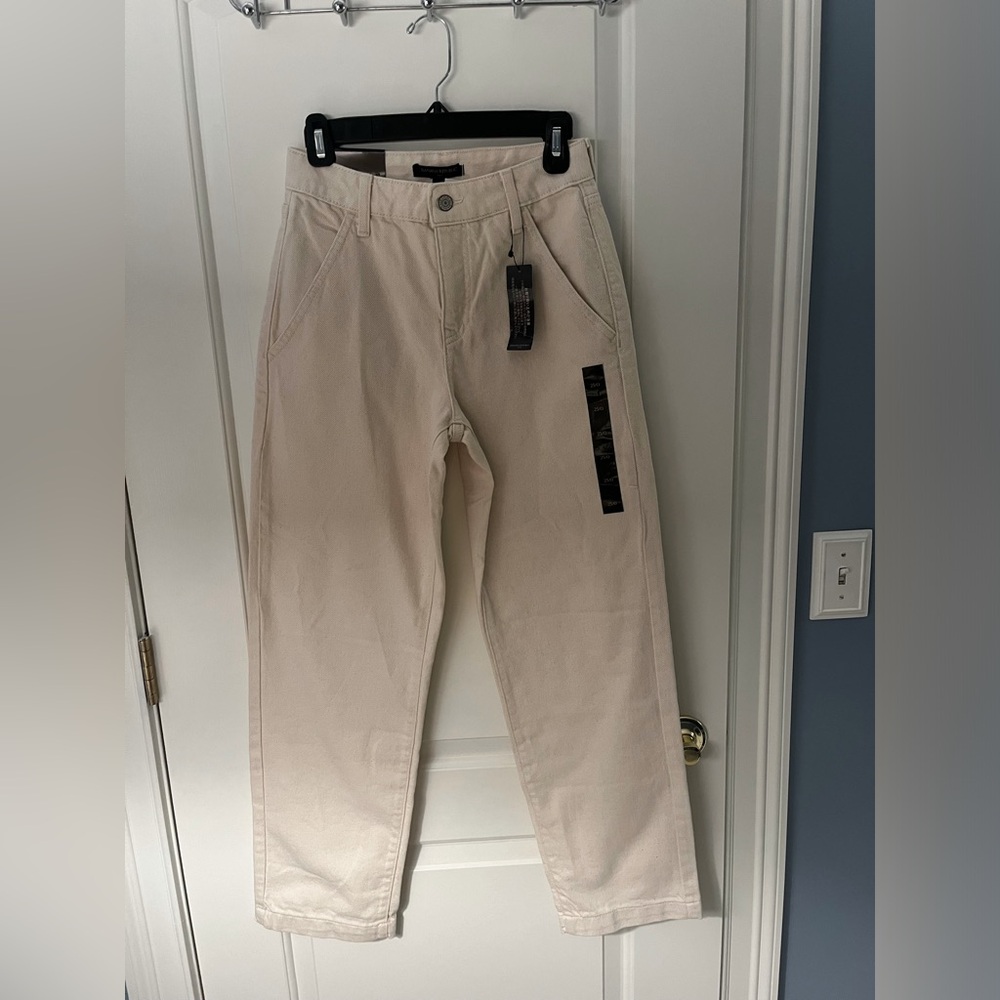 Banana Republic Whitish-Cream Mom Jeans – Size 0/25 – New with Tags!